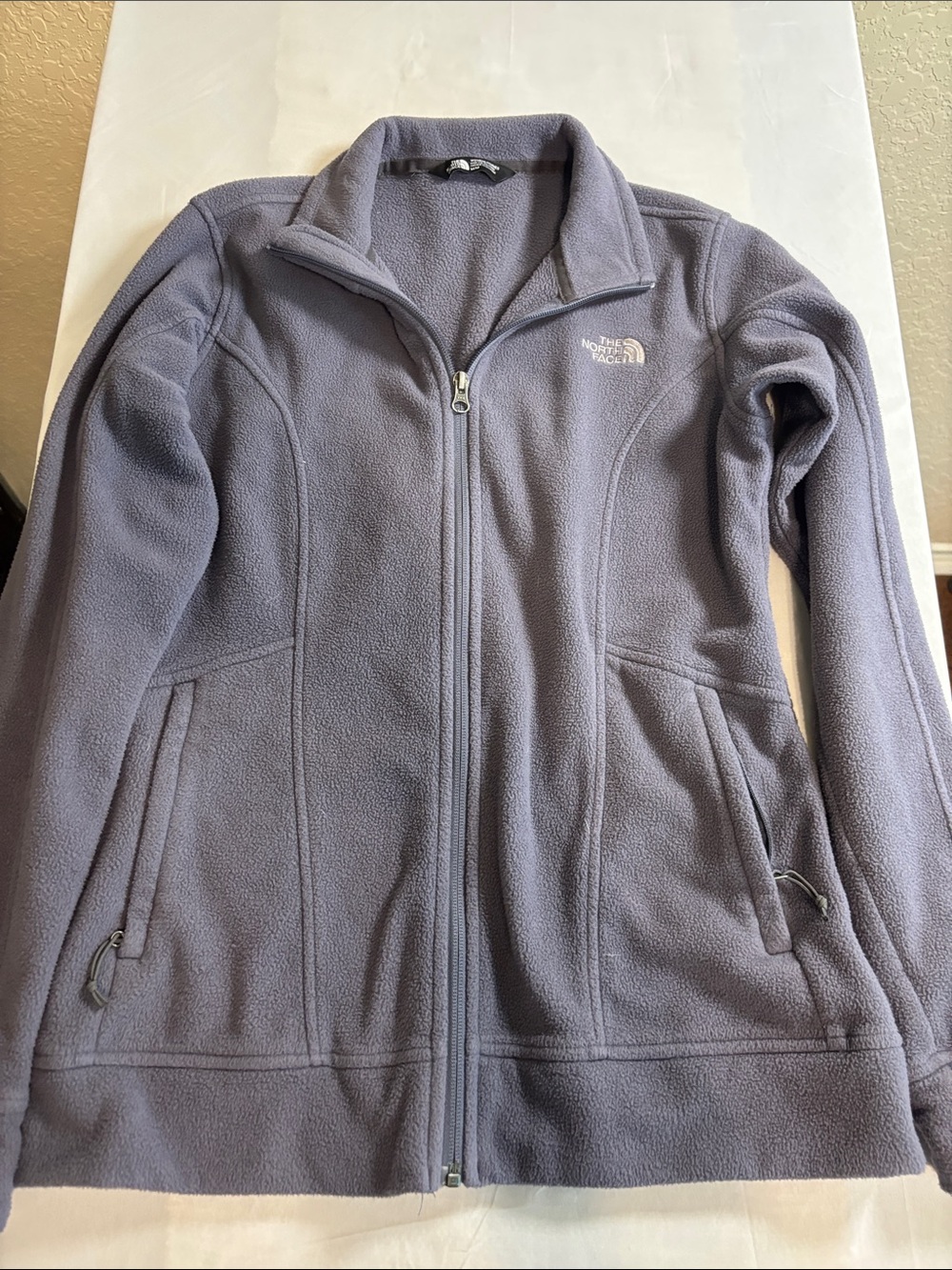 The North Face Women's Lavender Full-Zip Fleece Jacket